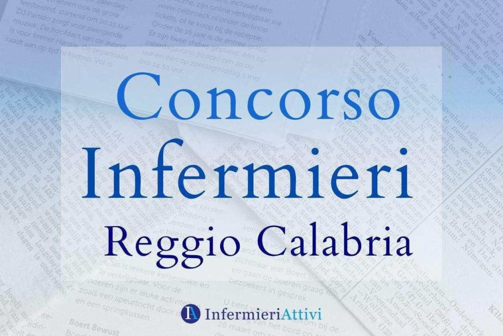 Concorsi infermieri Reggio Calabria
